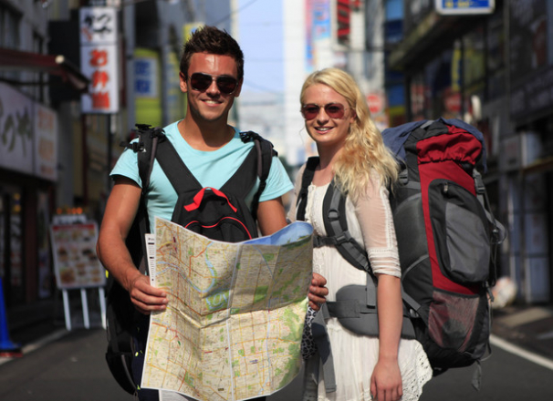 Tom and Sophie on their travels!